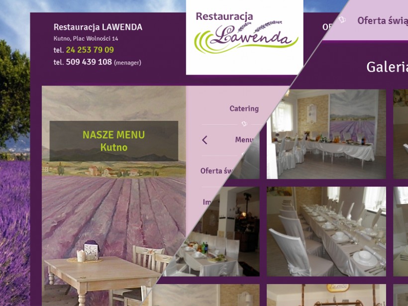 Restauracja Lawenda Strony internetowe Kutno